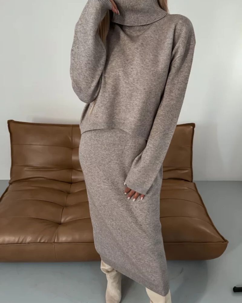 Dilia | Conjunto de prendas de punto elegantes