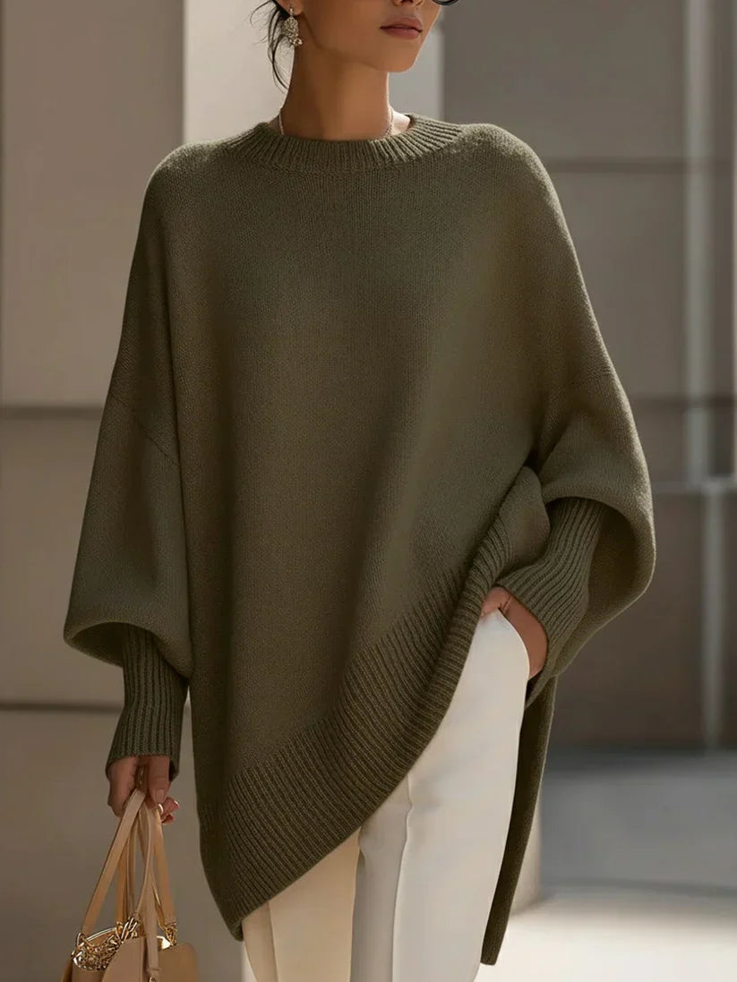 Valentina | Sueter tipo poncho extra grande
