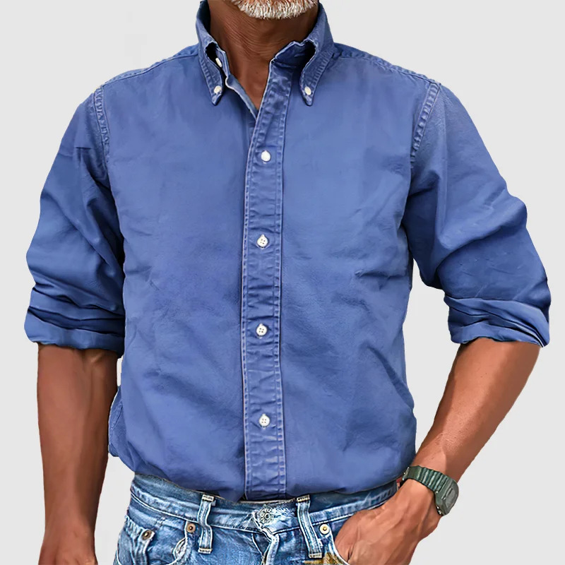 Nelson | Camisa esencial de manga larga