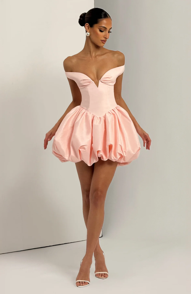 Vestido mini Eileen - Rubor