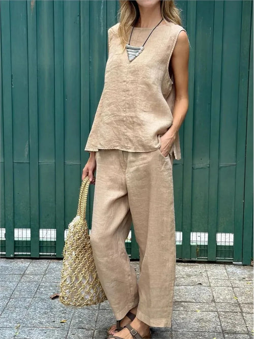 CONJUNTO SANDRA™ TRAJE PRIMAVERA/VERANO MUJER 2024
