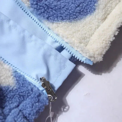 Chaqueta suave reversible con corazón Silamoda