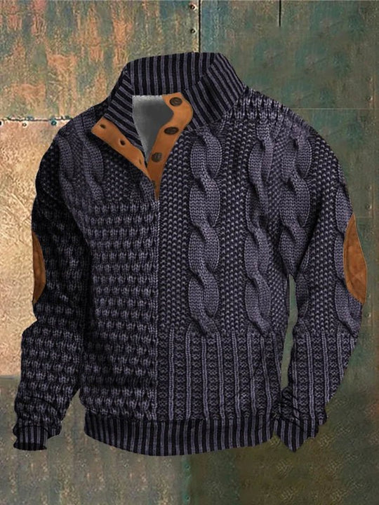 Georges™ – Suéter estampado vintage