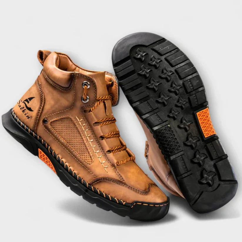 ZAPATOS ALTOS DE CUERO INDESTRUCTIBLES, IMPERMEABLES Y ORTOPEDICOS
